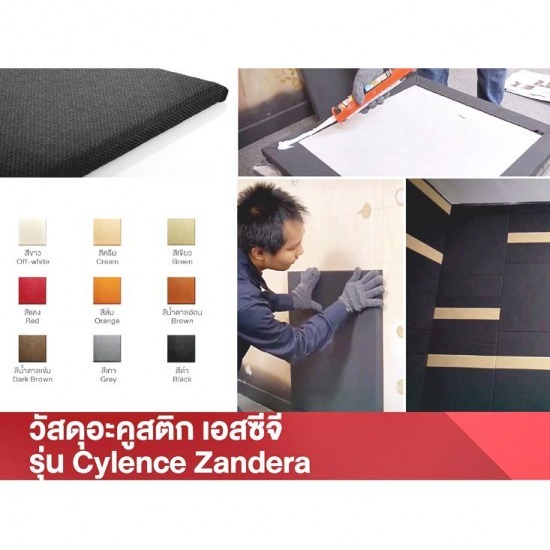 แผ่นอะคูสติก เอสซีจี รุ่น Cylence Zandera - ตัวแทนจำหน่าย SCG Authorized Dealer กรุงเทพ SCG Housing Expert